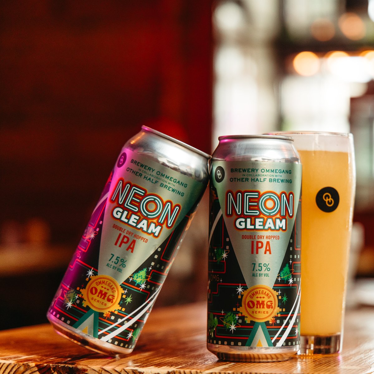 Don't mind us, we're just still beaming about Neon Gleam our DDH IPA brewed in collab with our friends at Other Half Brewing. This limited release is a real treat, bursting with tropical fruit from Sundew Belgian Ale Yeast, and a hop trio of Citra, Nelson Sauvin, and Motueka.