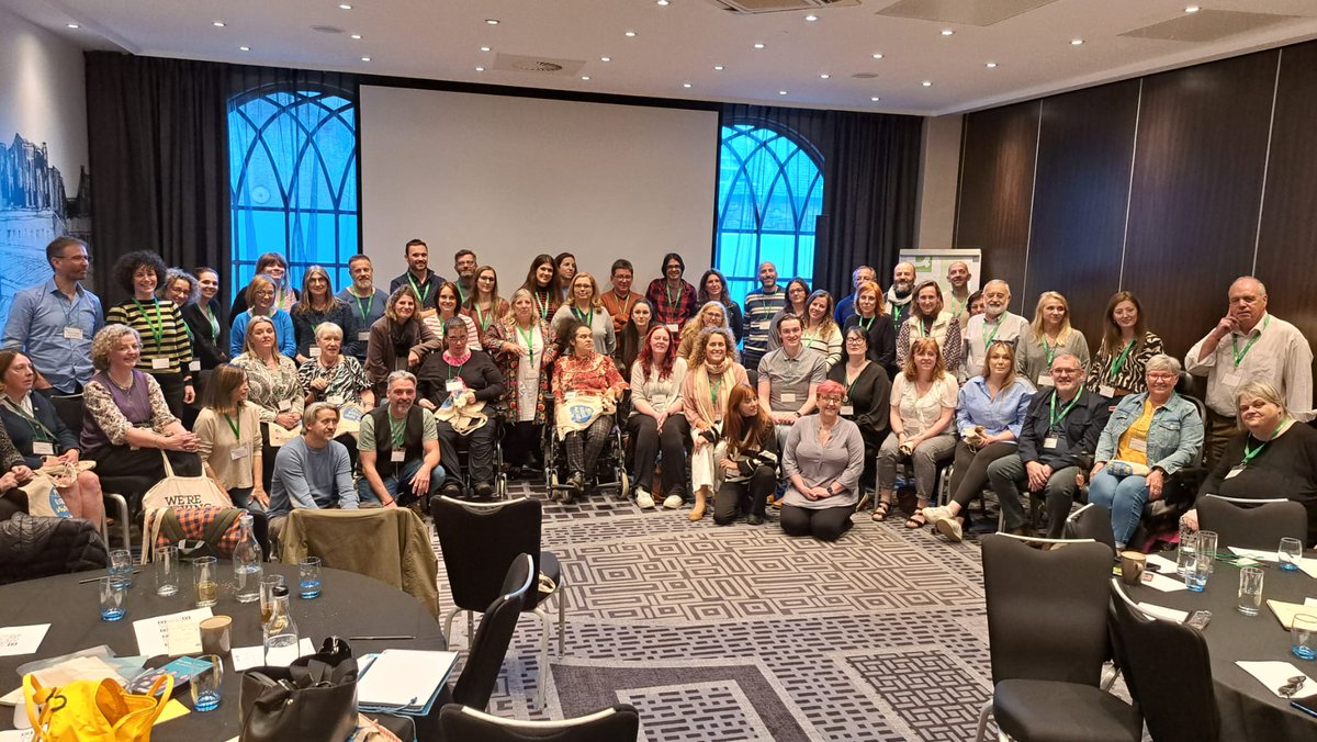 And that's a wrap from Day 1 of our conference with @Plenainclusion and @citizen_network. What an amazing bunch of lovely, inspirational, passionate people. Thanks so much again to everyone for joining us and for following along online too! #inclusion #selfdirectedsupport