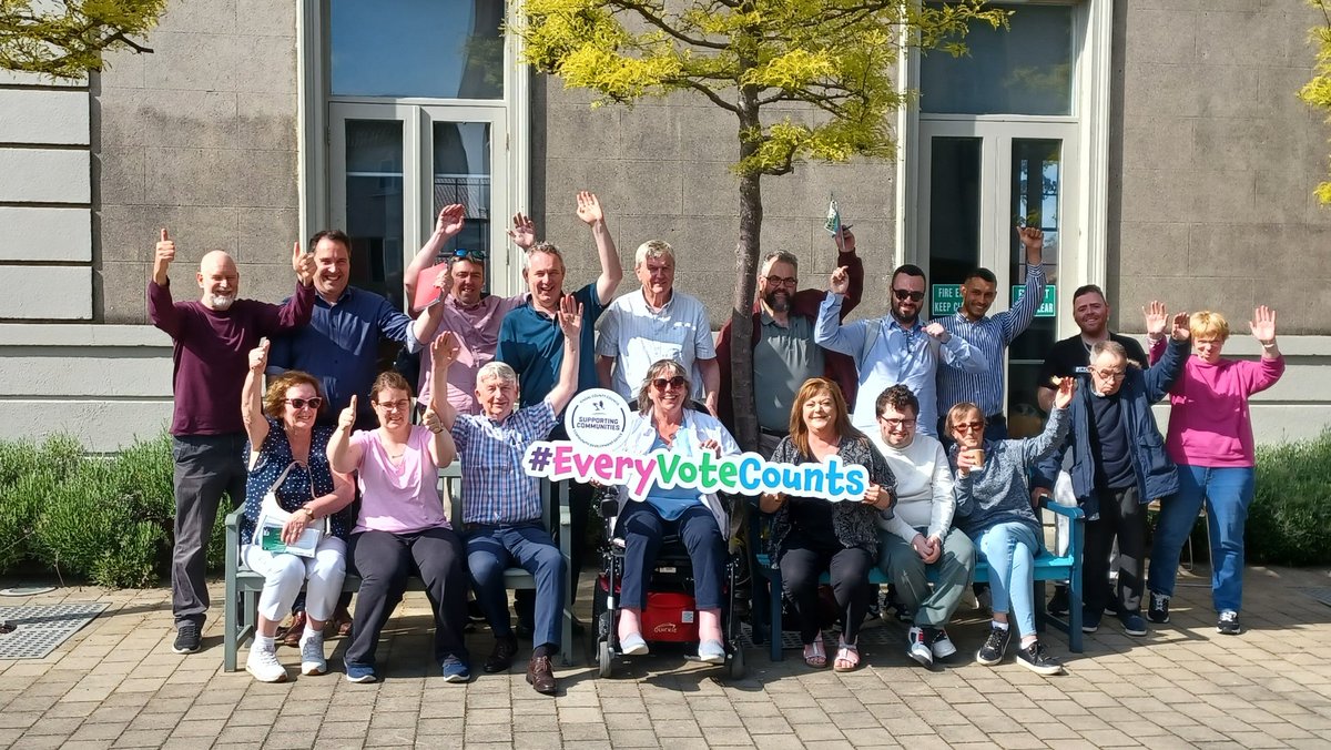 Super turnout in Prosper Fingal, Swords for the #everyvotecounts hustings event facilitated by the Disability Federation of Ireland @DisabilityFed @Fingalcoco @fingalprosper @MayorofFingal don't forget to cast your vote on Friday 7th June