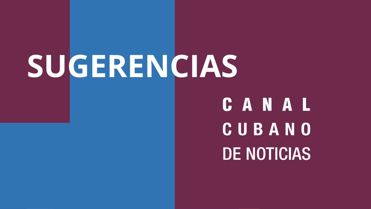 | #Cuba 🇨🇺 #CanalCaribe |

Propuestas de nuestra programación que no te puedes perder esta tarde 👇

2:00 pm 👉 PUNTOS CARDINALES

3:00 pm 👉 REVISTA EN TIEMPO REAL 

4:00 pm 👉 CONTEXTOS  

5:00 pm 👉 STREAMING CUBA 

5:30 pm 👉 ENLACE NACIONAL