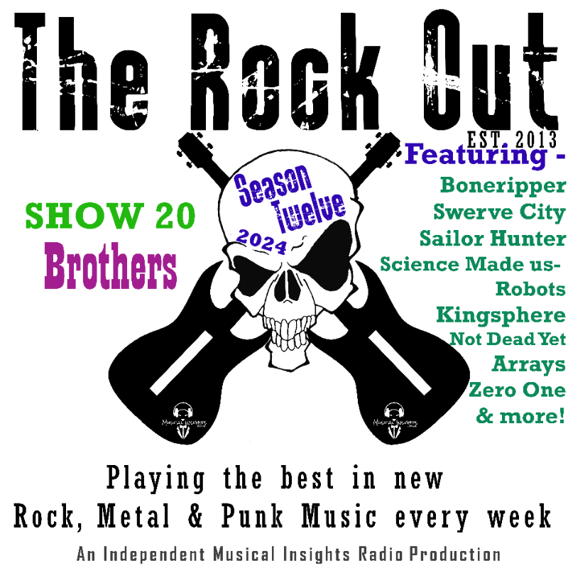TheRockOutRadio's tweet photo. This week's show S12 E20 - Brothers, is now available to #stream on-demand via the @musicalinsights Hub

📻[CLICK TO LISTEN]📻

#NewMusic from @SailorHunter @ArraysBand @ZeroOneUK #Boneripper #NotDeadYet #Kingsphere &amp; many more!

@radio_mark
#CatchUp!
#Rock #Metal #Punk #Radio