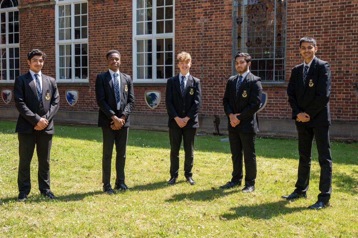 We're very pleased to introduce our new head boy team for 2024! Congratulations to our new Head Boy Eren, and Deputy Head Boys Michael, Kazim, Aman and Zak! #royallib