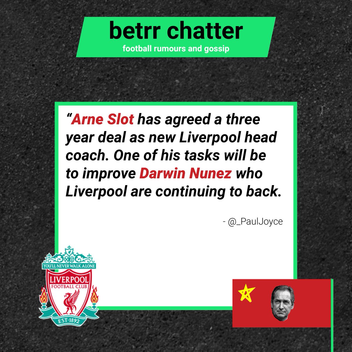 justbetrr's tweet photo. some more betrr chatter this evening #liverpool #liverpoolfc #lfc #ynwa https://t.co/Ntd9l3xro9