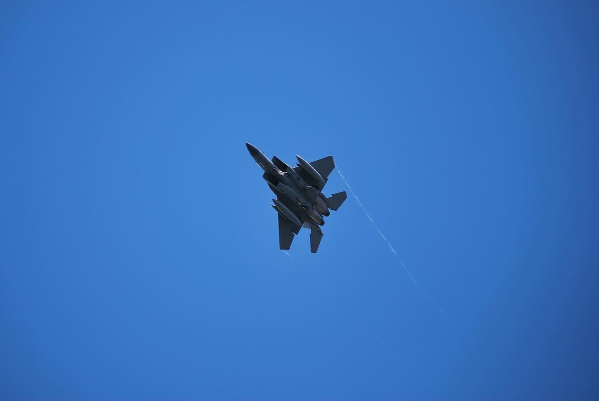 b3njuhmin's tweet image. Jacksonville Air Guard 125th Fighter Wing Strike Eagle low approach at KSGJ #F15C #aviationphotography