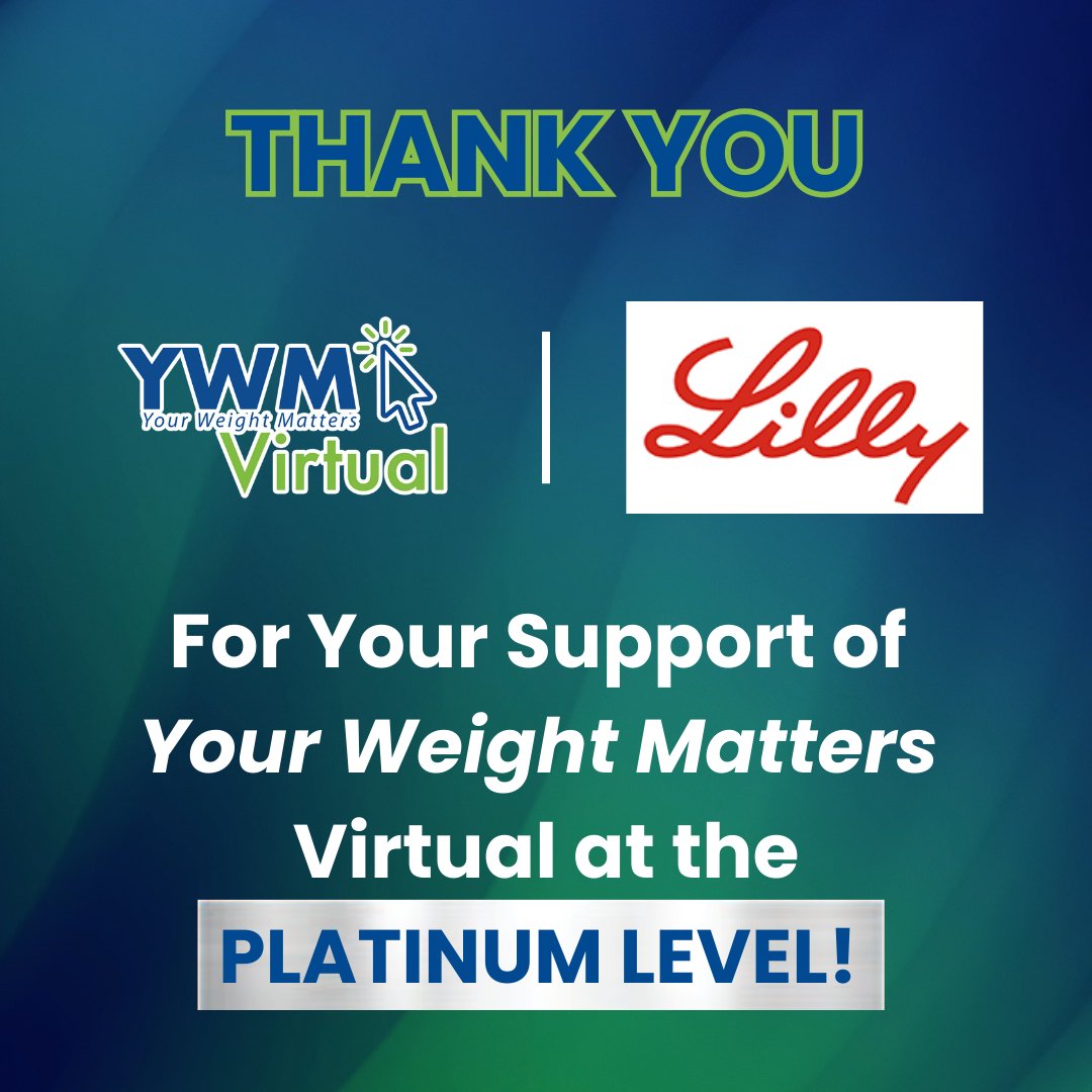 Thank you to our sponsor, Lily, for sponsoring Your Weight Matters Virtual at the PLATINUM level!