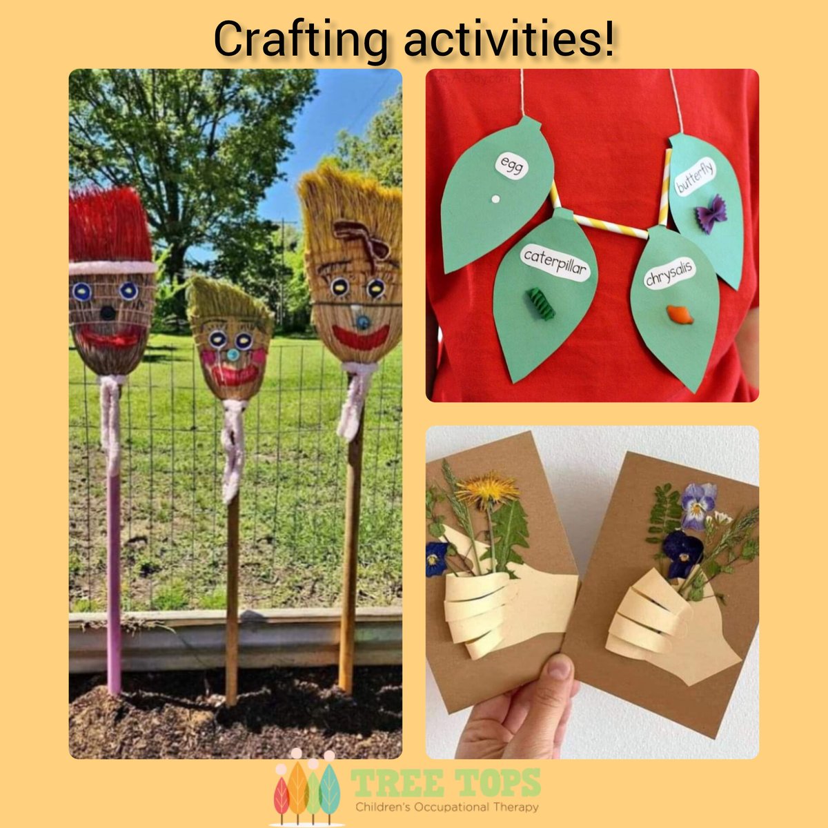 #craftingwithkids 

Here are some fun craft ideas to try with the children.

#finemotorskills #crafting #craftsforchildren #sensoryfun #dyspraxia #havingfun #funwithkids