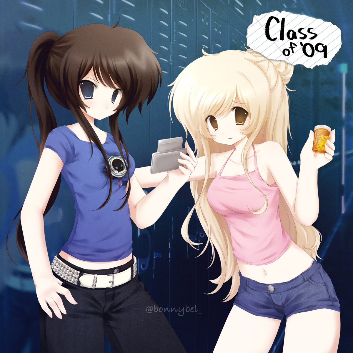 Bonnybel_'s tweet photo. Commissions have reopened but also here’s a class of 09 redraw https://t.co/8IjSD3HjWJ