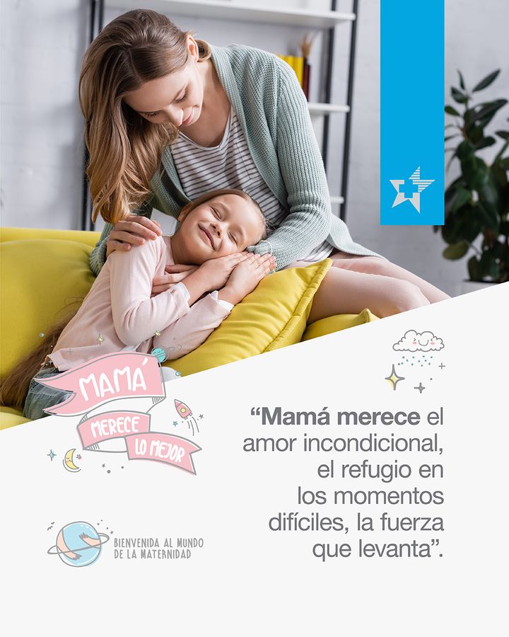 Gracias por darnos ese abrazo que nos demuestra el amor y la fuerza que necesitamos para seguir adelante.  

Mamá merece lo mejor. ⭐️

#StarMédica 
#Maternidad