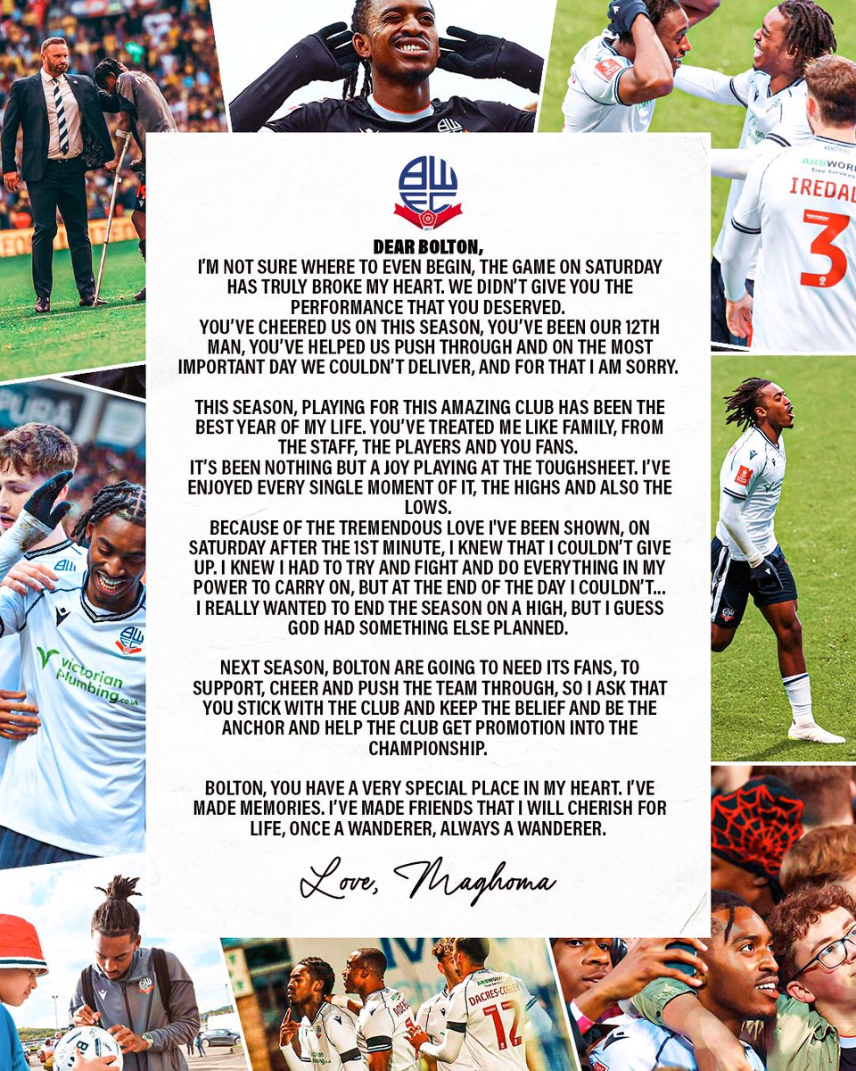 Dear @OfficialBWFC In my heart forever, thank you 🤍