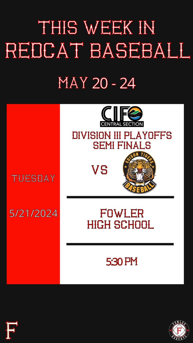 See you at Kellogg Field tomorrow night! 🔴🐱⚾️ #GoRedcats 

Click the link below to purchase your tickets!
🔗 gofan.co/event/1528164