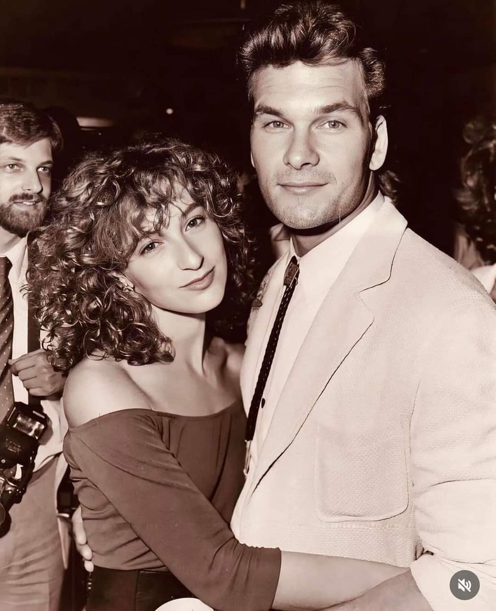 Patrick Swayze & Jennifer Grey na  premiéře filmu Hříšný tanec ✨✨