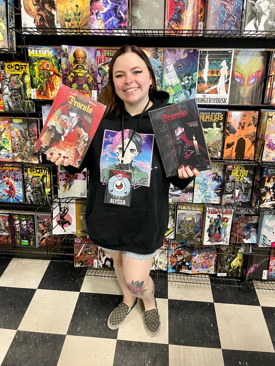 That INCREDIBLE Universal Monsters DRACULA graphic novel from @imagecomics DEPT OF TRUTH superstars @jamesthefourth & @martin_simmonds dropped this past week -- snag your copy today!!!