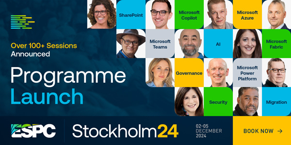ESPC_Community's tweet photo. Hear about #Clipchamp, #Data, #MicrosoftViva, #Microsoft365, CosmosDB, #Azure, #Pnp, #ModernSearch, #Entra, #Copilot, #ALM, #MicrosoftTeams, #AzureDataLake, #Migration, #SharePoint, #CustomConnectors, #PowerApps, #MicrosoftForms, #AI & more at #ESPC24.
https://t.co/ulik7A2224 https://t.co/m6ZxD3HU80