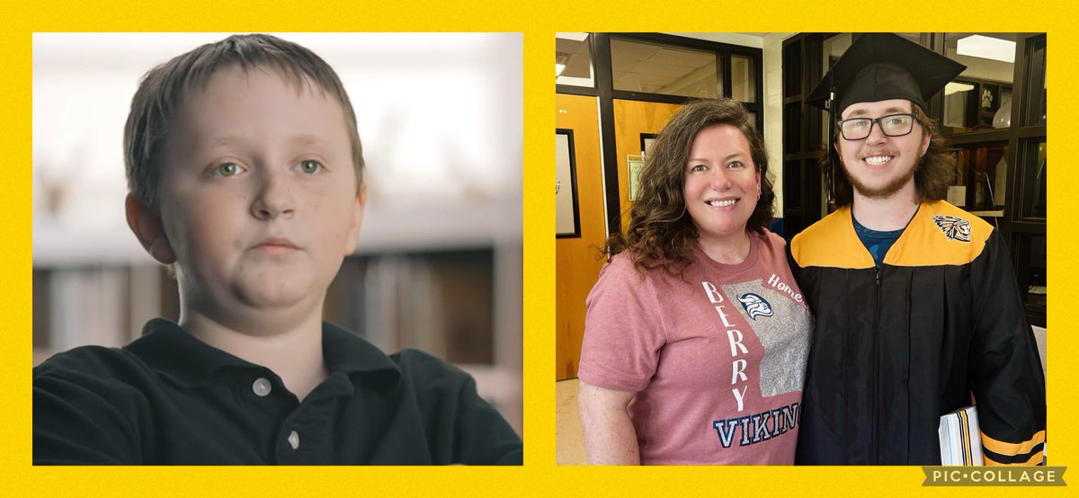 He’s graduating high school!! When he was in 4th grade <a href="/mtholfsen/">Mike Tholfsen</a> and <a href="/MicrosoftEDU/">Microsoft Education</a> featured my class in a TV commercial for Immersive Reader. Now in 2023 Levi is a high school graduate!! <a href="/CherokeeSchools/">Cherokee Co. Schools</a>