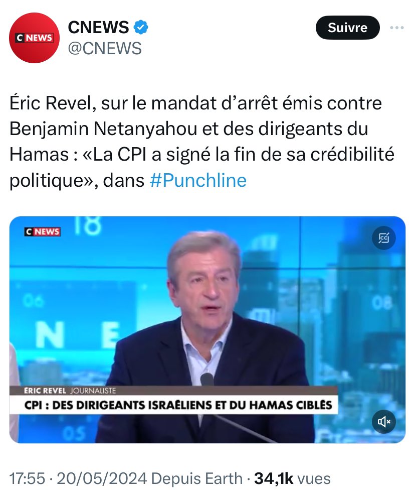 Elle est juridique, la crédibilité de la CPI, pas politique et en termes de justice internationale on n’a personne  d’autre
En revanche on devrait arriver assez facilement à trouver plus crédible qu’un baratineur de CNEWS diplômé en finance pour juger d’un crime contre l’humanité