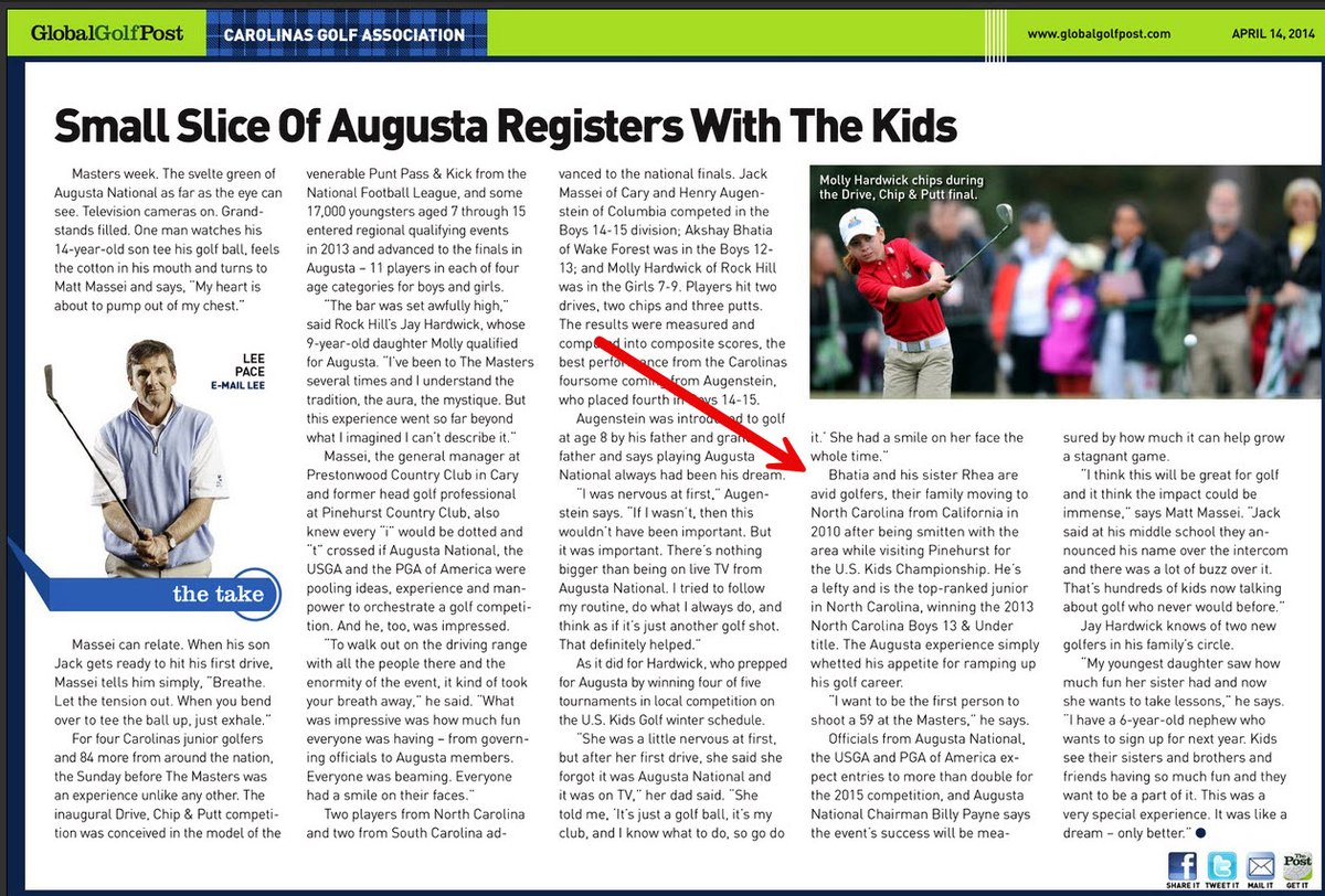 At the age of 12, Akshay Bhatia said he wanted to become the first person to shoot a 59 at The Masters. The Wake Forest wunderkind hasn't quite hit that benchmark, but he will tee it up on The Deuce @PinehurstResort for the 2024 @usopengolf.