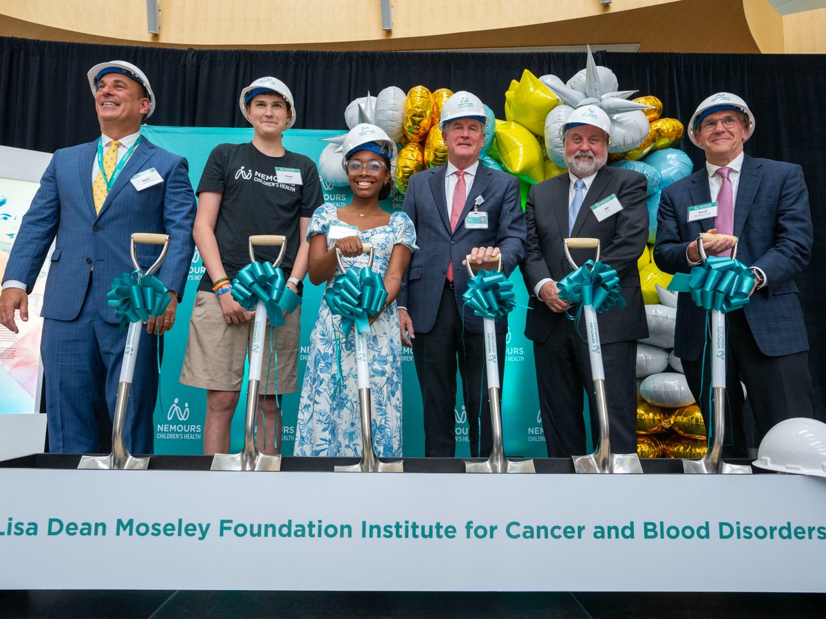 🎉 Today, we celebrated the groundbreaking of the Lisa Dean Moseley Foundation Institute for Cancer & Blood Disorders! This state-of-the-art facility, opening in Spring 2025, will enhance care for children with cancer, sickle cell disease, and other blood disorders. 💖🏥