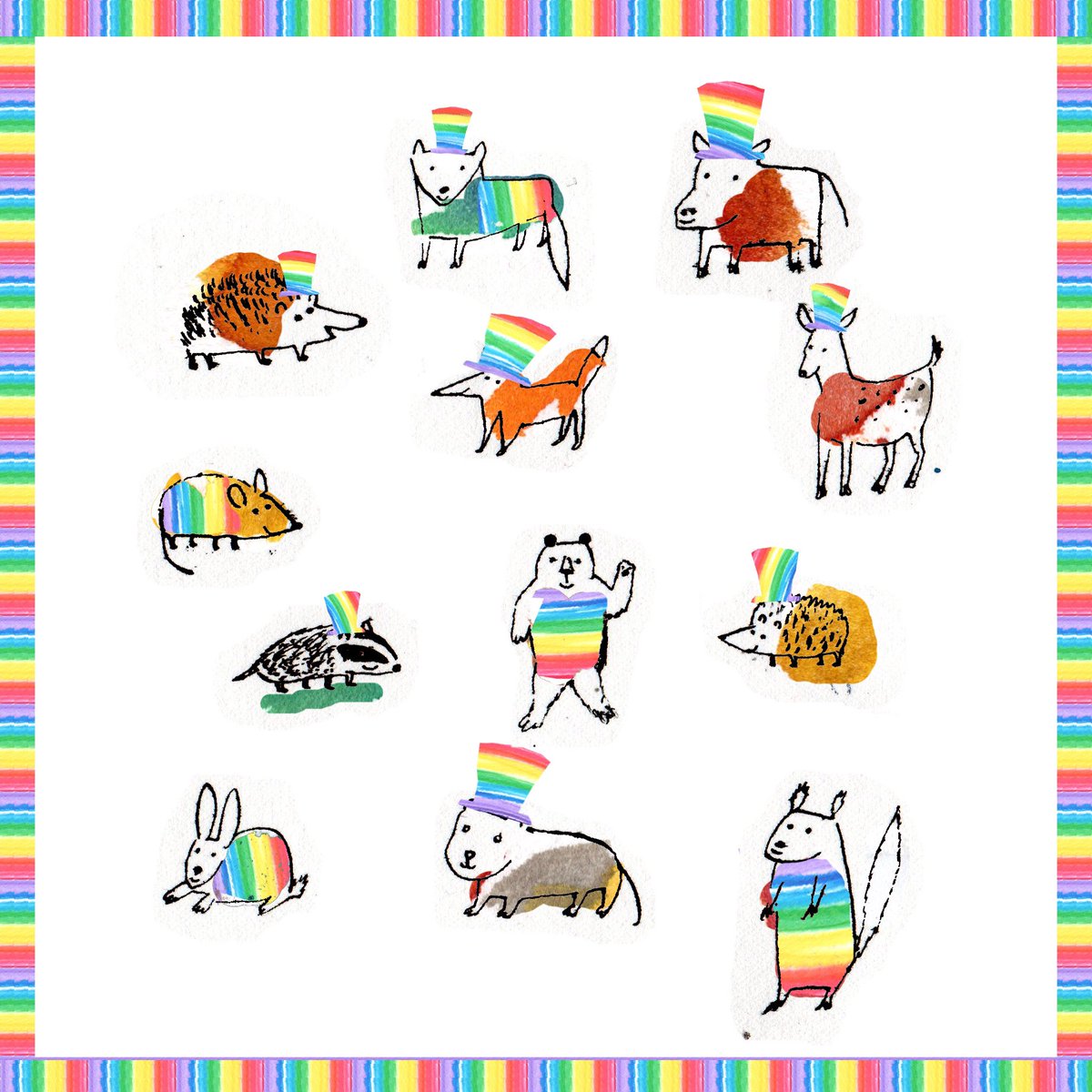 This weeks #AnimalAlphabets R for Rainbow 🌈 @AnimalAlphabets