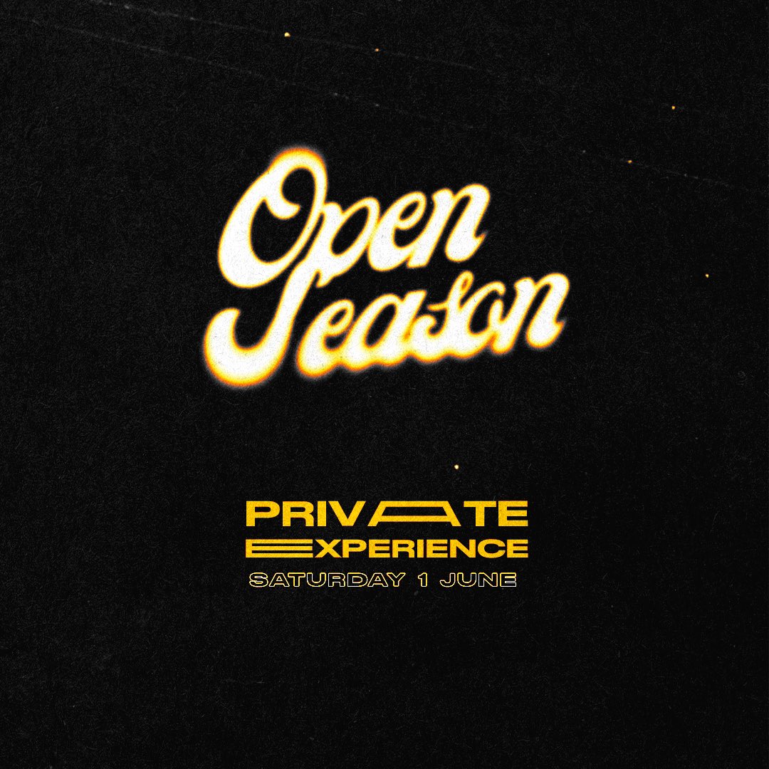 VernxnvW's tweet photo. OPEN SEASON PRIVATE EXPERIENCE. 🎆  @openseason_na 

◼️Theme: Pantone #000000 (BLACK)
🕴🏽Dress code: Black (Semi Formal)
📍Venue: Secret Location (Purchase ticket to unlock)

Tickets now available on Webtickets - N$150.00 🎟️ 

https://t.co/NkFNxEzkXc https://t.co/f1ZoqiKvGU