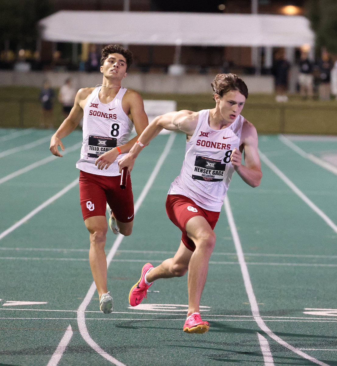 I will be anchoring the Sooners 4x400 relay this Friday at the west regional preliminaries 8:45PM on ESPN for a shot at the national championship! #BoomerSooner