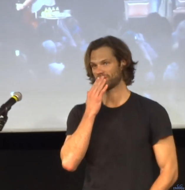 Just a man in a black T-shirt, that's all 😍😍😍
