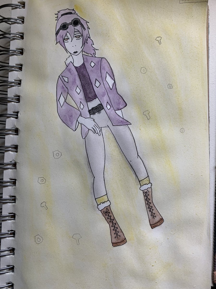raphael22456's tweet photo. I played around with watercolor today and made a doodle of my oc Pascal

#watercolor #doodle https://t.co/J9XrJEgvG4