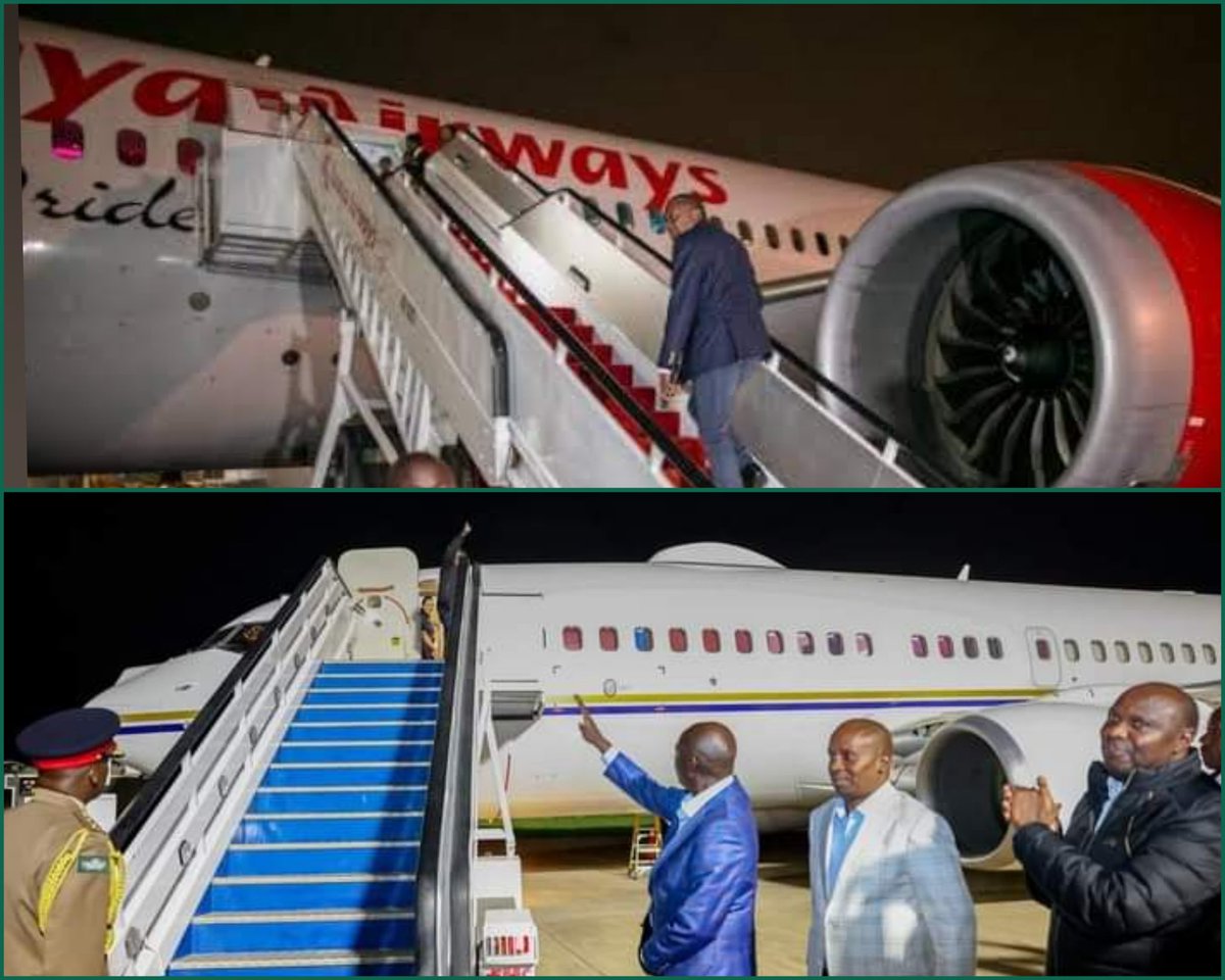 President Uhuru Kenyatta going to the United States of America in a Kenya Airways while President William Ruto hires a foreign plane going for 71 million just for 17 hours travel.
The same guy who tells hustlers to leave within their means