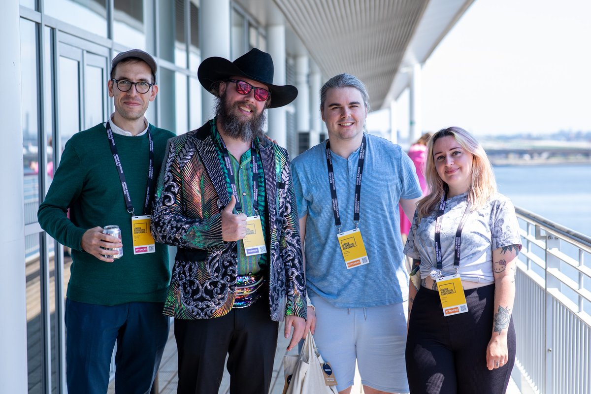 BitcoinSVtrain's tweet photo. How did @Manifestable get in so many of these #BSVDevCon2024 pics?😀

#BSV #blockchain @BSVBlockchain https://t.co/D7nnIPF572