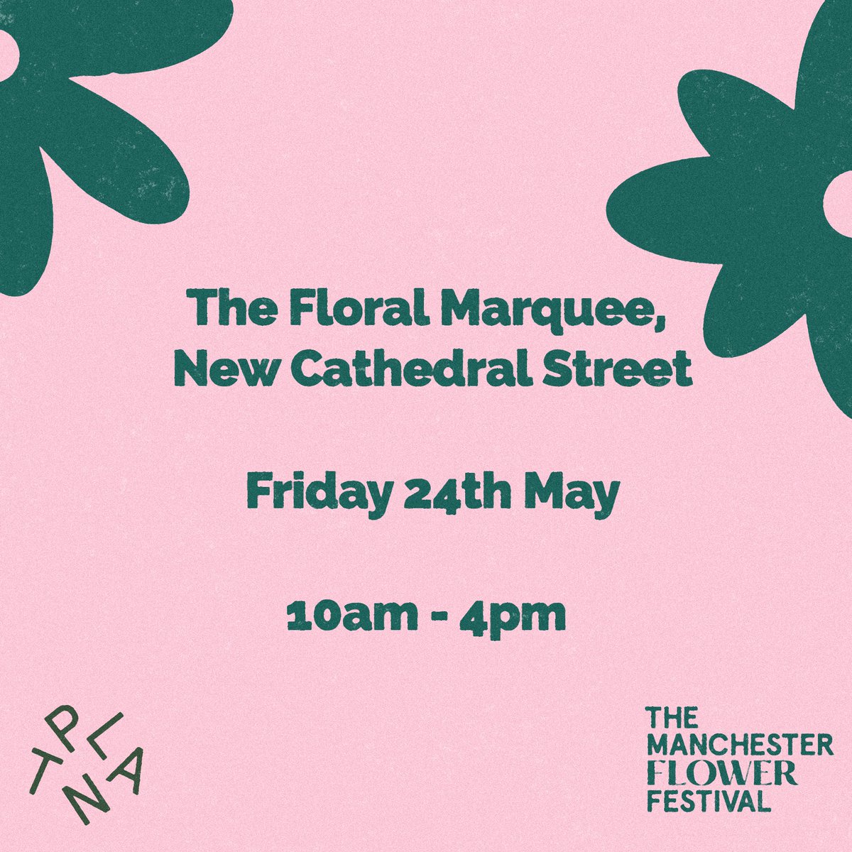 Heading to the @MCRFlowerFest this bank holiday weekend? We're very excited to be running a full day of family friendly workshops at the Floral Marquee on the Friday. Come say hello and get stuck in with wildflower seed bomb making, rock painting, sunflower planting & more...