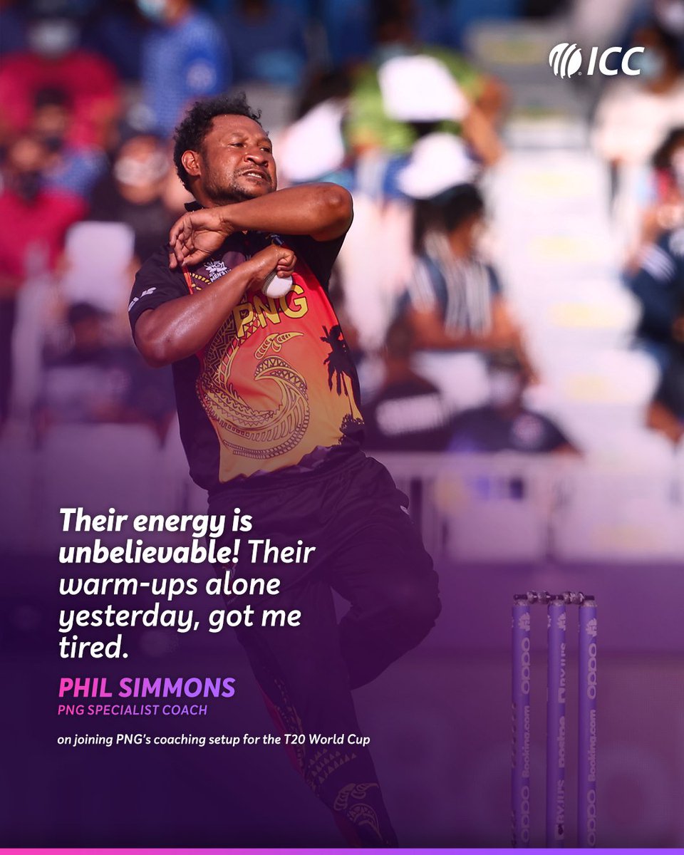 Phil Simmons has joined the PNG coaching staff in the Caribbean ahead of the ICC Men's #T20WorldCup 2024 👊 More 👉 bit.ly/4bFW7IE