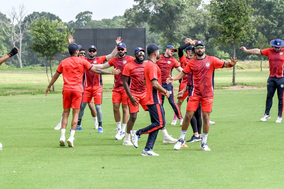 Practice mode 🔛 for the boys ahead of the Bangladesh Series, starting tomorrow! 🏏💪

#WeAreUSACricket 🇺🇸

📸: Mirelle Photography