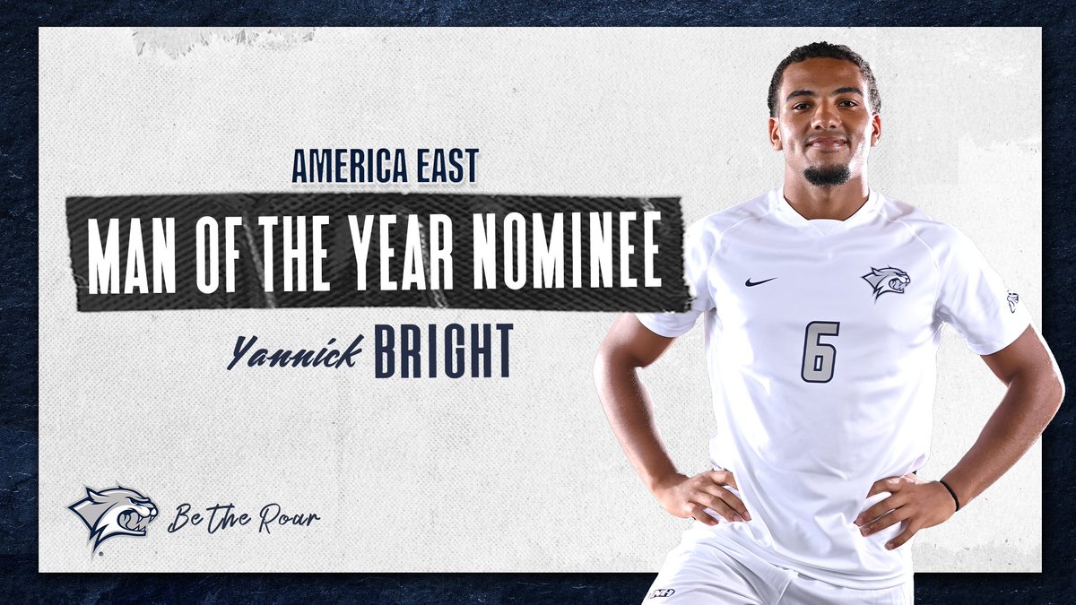 Yannick Bright is one of nine nominees for the prestigious @AmericaEast Man of the Year Award! Story ➡️ tinyurl.com/29rhtam4 #NewEraSharedPurpose