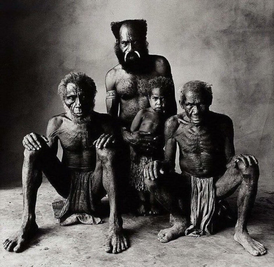 Father, Son, Grandfather and Great Grandfather, New Guinea, 1970