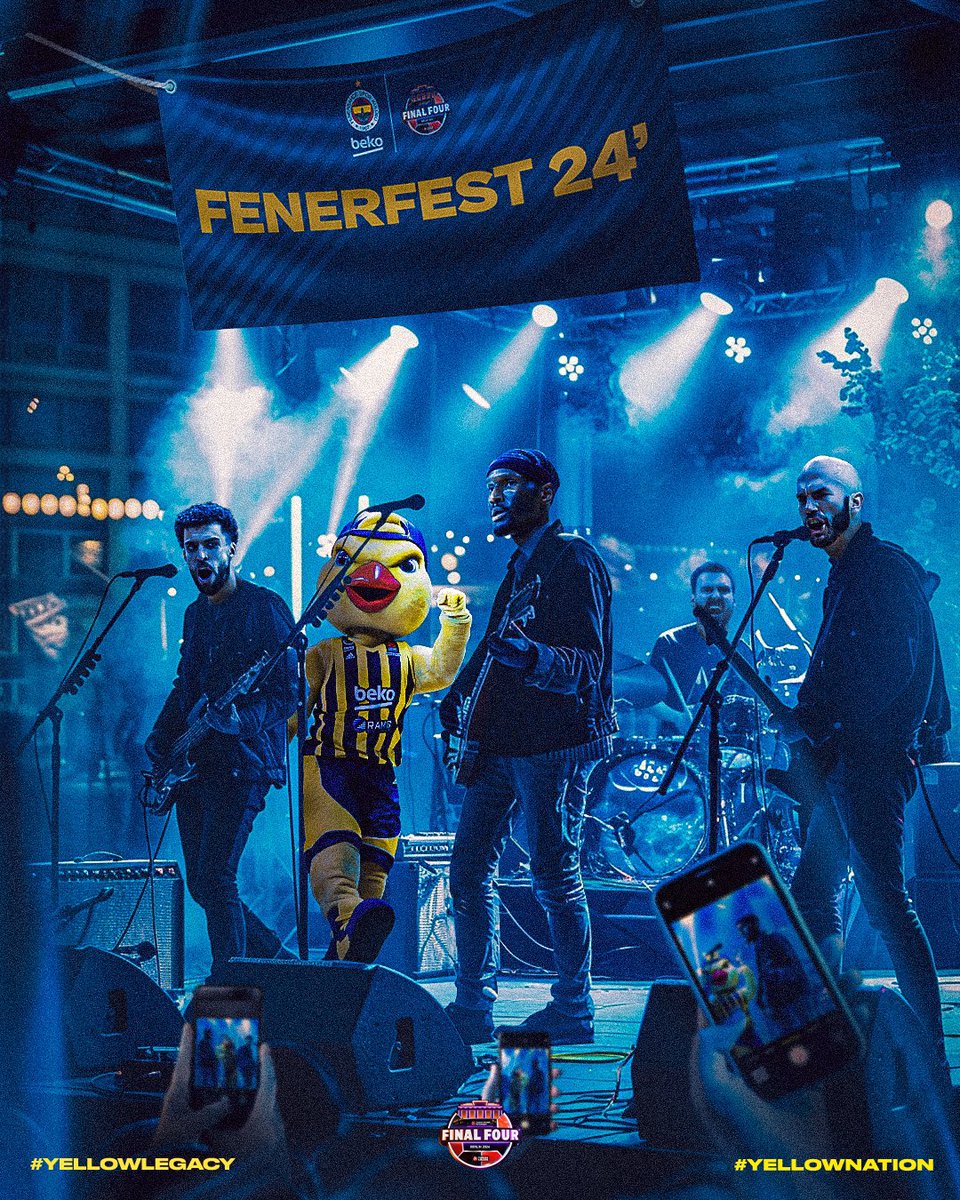 Let’s make the Final Four a Fener Fest and let our voice be heard through all of Europe! 🎶💛💙 #YellowLegacy #EuroLeague