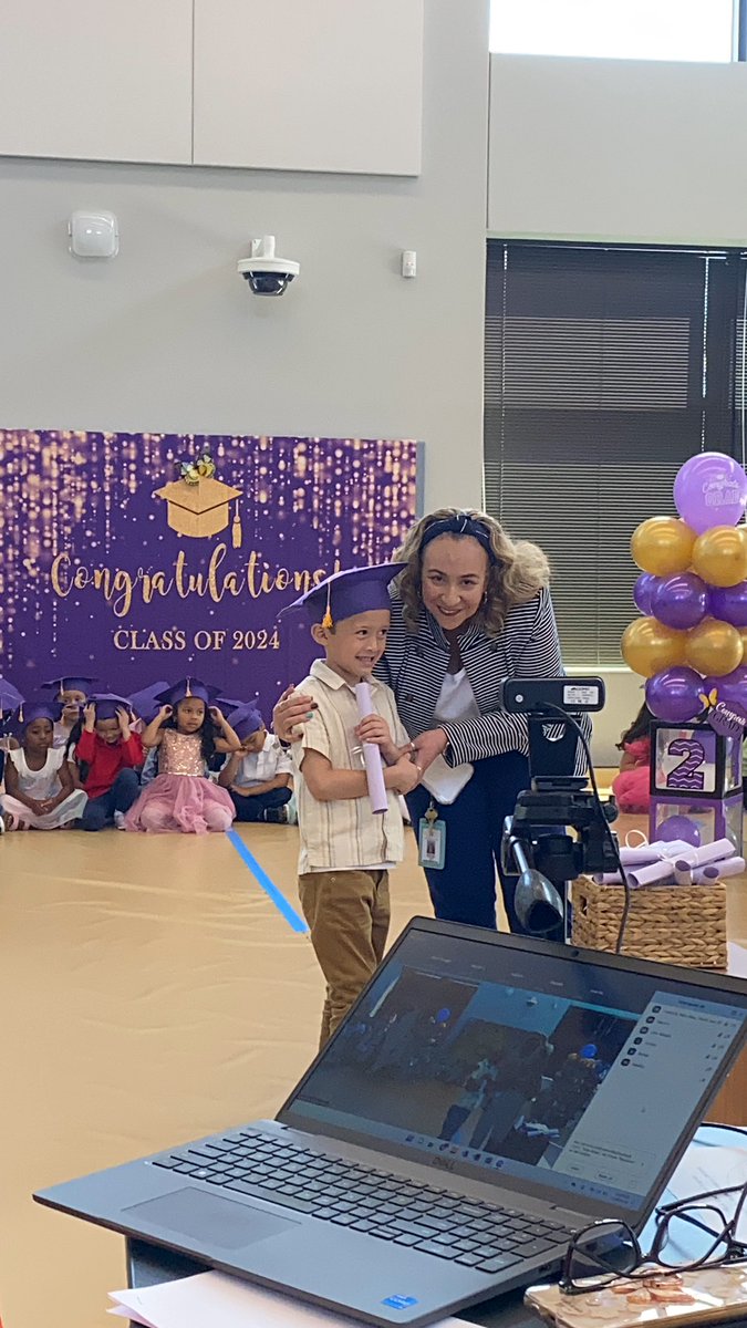 Thank you @Martinez_ELC for helping our little Mariposa 🦋 grow so much this year. My family and I are forever thankful for all the hard work and dedication from your teachers and staff. Next stop, Kindergarten!