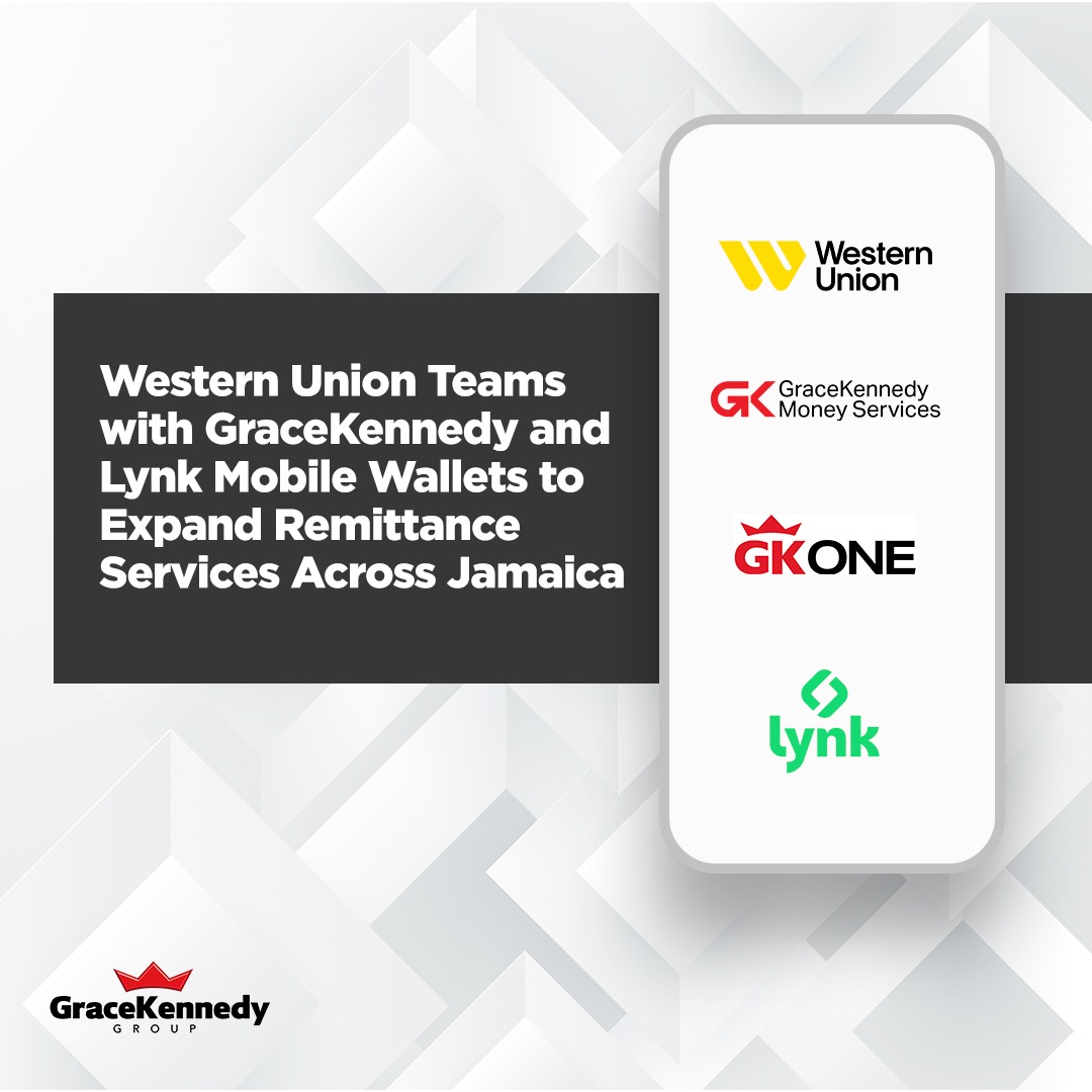 GraceKennedy Limited (@gracekennedygrp) on Twitter photo <a href="/WesternUnion/">Western Union</a> integration with #GKOne and <a href="/lynkjamaica/">LynkJamaica</a> provides Jamaican customers with choice and unparalleled access to funds sent from abroad. <a href="/GKMSOnline/">GKMS Online</a> is Western Union’s exclusive service partner in Jamaica and nine other countries across the Caribbean. <a href="/WesternUnion/">Western Union</a> integration with #GKOne and <a href="/lynkjamaica/">LynkJamaica</a> provides Jamaican customers with choice and unparalleled access to funds sent from abroad. <a href="/GKMSOnline/">GKMS Online</a> is Western Union’s exclusive service partner in Jamaica and nine other countries across the Caribbean.