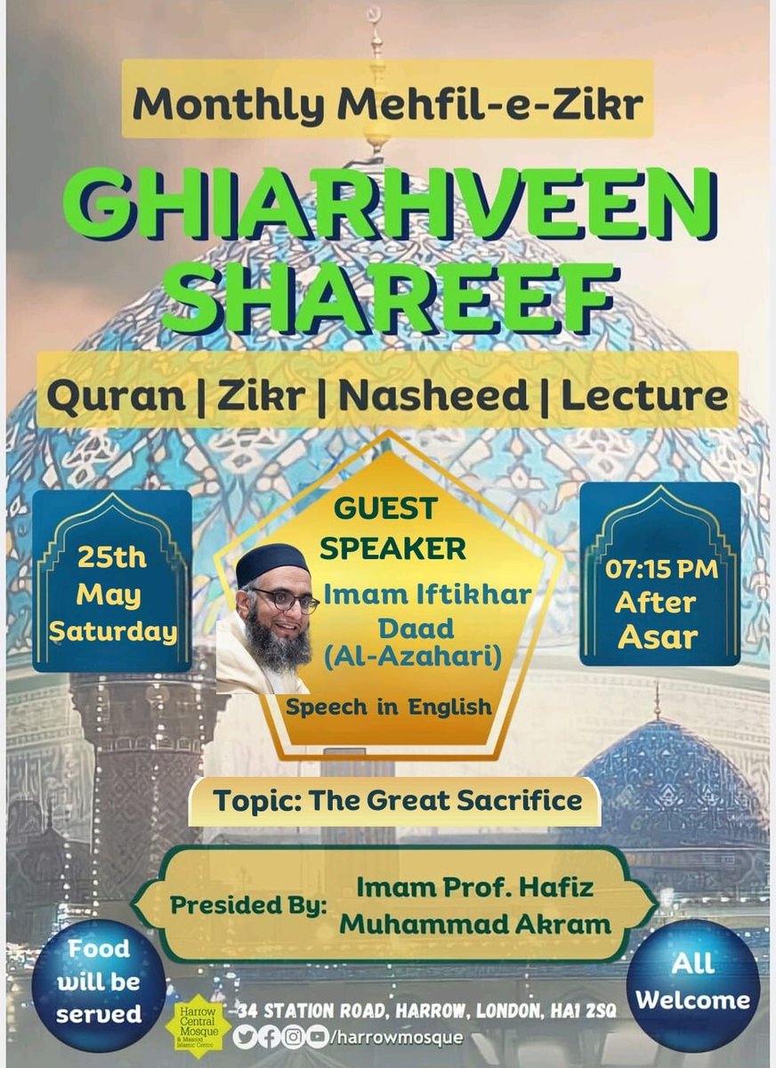 HarrowCentralMosque tweet media