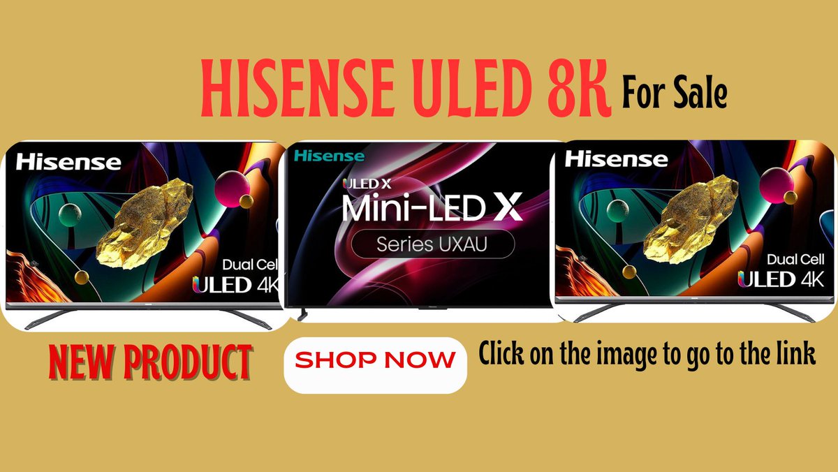 MBased94935's tweet image. Just got my new Hisense ULED 8K TV! 🎉 The picture quality is absolutely stunning with its 8K resolution and Quantum Dot Color. Every detail is so vivid and the HDR makes everything pop. t.ly/Vt-0b
#HisenseULED8K #8KTV #QuantumDotColor #HDR
#TVTech #SmartTV