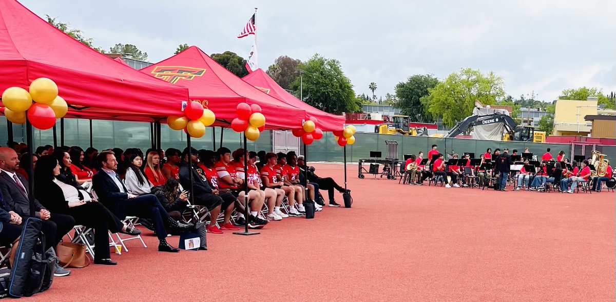 William H. Taft Charter High School celebrates the completion of a new $34M football stadium with seating for 3,600, a synthetic field, all-weather track, new lighting, concessions, ticket booth, aluminum bleachers and ADA seating.