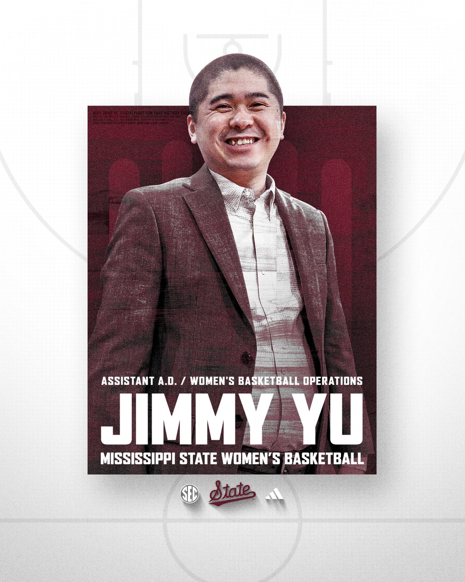 HailStateWBK's tweet photo. Nobody more deserving 👏

@jimmy_wjy has been elevated to Assistant A.D. / Women's Basketball Operations! 

#HailState🐶 https://t.co/F1eNUFVpWh