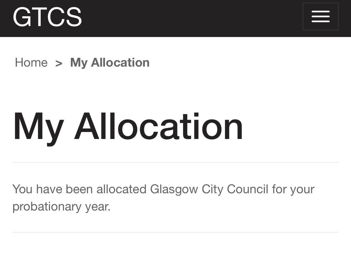 Super excited to be allocated Glasgow City Council for my probation year… 

Can’t believe my dream job is becoming a reality ✨🤩🙌🏽