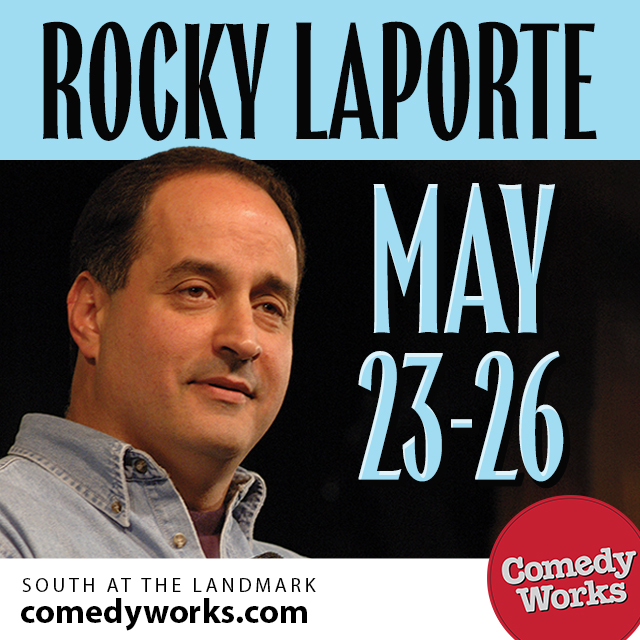ComedyWorks's tweet photo. The great @RockyLaPorte headlines Memorial Day weekend at Comedy Works South! Don't miss it!
🎟: https://t.co/jxMPfZEqIz https://t.co/utiQ7KJULI