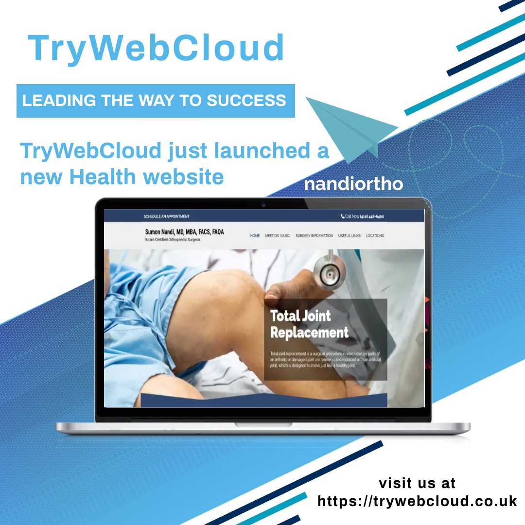 techwebcloud's tweet image. 𝗟𝗲𝗮𝗱𝗶𝗻𝗴 𝘁𝗵𝗲 𝘄𝗮𝘆 𝘁𝗼 𝘀𝘂𝗰𝗰𝗲𝘀𝘀:
#TryWebCloud just launched a new #Health website for 𝗻𝗮𝗻𝗱𝗶𝗼𝗿𝘁𝗵𝗼
Thank you to the entire #trywebcloud_team, for your hard work and dedication in helping bring this #project to reality.
