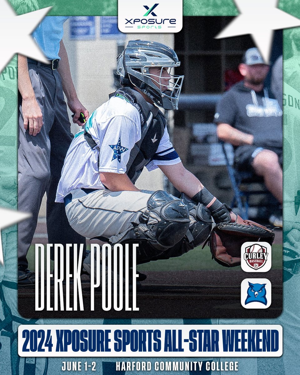 Xposure Sports (@xposure_sports) on Twitter photo ⭐️⚾️𝟐𝟎𝟐𝟒 𝐀𝐋𝐋-𝐒𝐓𝐀𝐑 𝐖𝐄𝐄𝐊𝐄𝐍𝐃⚾️⭐️
👀 𝗥𝗢𝗦𝗧𝗘𝗥 𝗔𝗡𝗡𝗢𝗨𝗡𝗖𝗘𝗠𝗘𝗡𝗧 👀
💥 Welcome 𝗗𝗲𝗿𝗲𝗸 𝗣𝗼𝗼𝗹𝗲 from Archbishop Curley to this year's All-Star Weekend! 👊
📅 𝗝𝘂𝗻𝗲 𝟭𝘀𝘁-𝟮𝗻𝗱
🏟️ 𝗛𝗮𝗿𝗳𝗼𝗿𝗱 𝗖𝗖
<a href="/DerekPoole16/">Derek Poole</a> | <a href="/Friars_Baseball/">Archbishop Curley High School Baseball</a> | ⭐️⚾️𝟐𝟎𝟐𝟒 𝐀𝐋𝐋-𝐒𝐓𝐀𝐑 𝐖𝐄𝐄𝐊𝐄𝐍𝐃⚾️⭐️
👀 𝗥𝗢𝗦𝗧𝗘𝗥 𝗔𝗡𝗡𝗢𝗨𝗡𝗖𝗘𝗠𝗘𝗡𝗧 👀
💥 Welcome 𝗗𝗲𝗿𝗲𝗸 𝗣𝗼𝗼𝗹𝗲 from Archbishop Curley to this year's All-Star Weekend! 👊
📅 𝗝𝘂𝗻𝗲 𝟭𝘀𝘁-𝟮𝗻𝗱
🏟️ 𝗛𝗮𝗿𝗳𝗼𝗿𝗱 𝗖𝗖
<a href="/DerekPoole16/">Derek Poole</a> | <a href="/Friars_Baseball/">Archbishop Curley High School Baseball</a> |