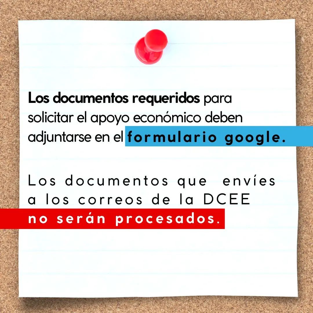 Atención, #ucabista🔊

Si estás realizando la Solicitud General de Apoyo Económico #recuerda que es obligatorio adjuntar todos los soportes en el Formulario de Google. Esto incluye los informes médicos recientes, actas de defunción, carta de despido vigente u otros.