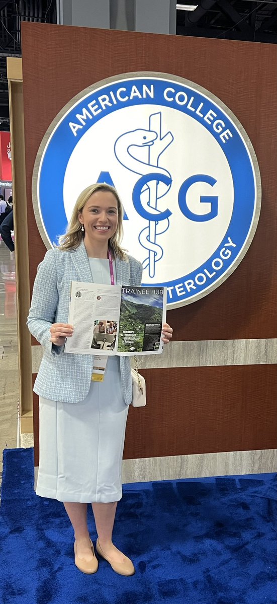 @AmCollegeGastro I stopped by for a quick photo op with the latest ACG Magazine article!