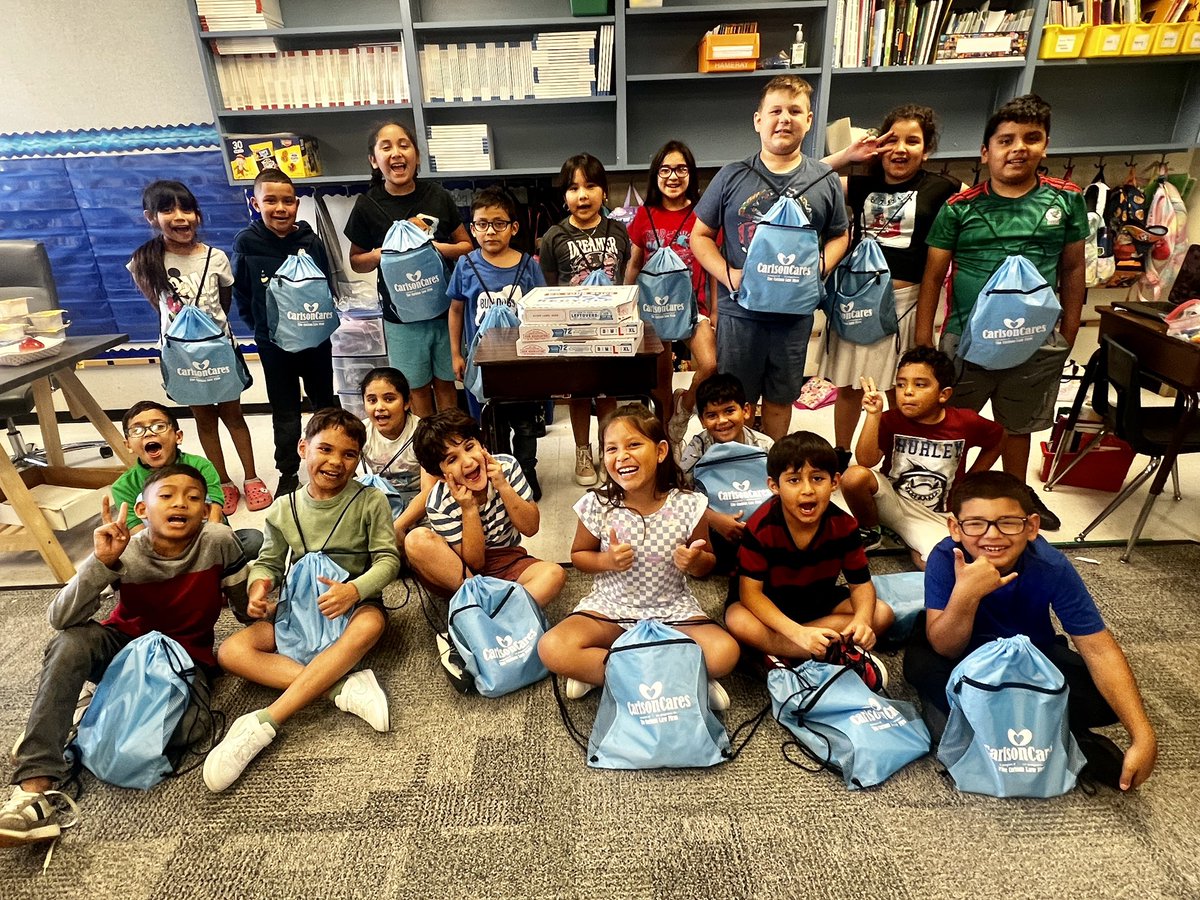 Cristela Garza (@classgarza) on Twitter photo Thank you <a href="/CarlsonLawFirm/">The Carlson Law Firm</a> for the pizza and books my class <a href="/BluebonnetRRISD/">BluebonnetElementary</a> was so excited! Thank you <a href="/CarlsonLawFirm/">The Carlson Law Firm</a> for the pizza and books my class <a href="/BluebonnetRRISD/">BluebonnetElementary</a> was so excited!