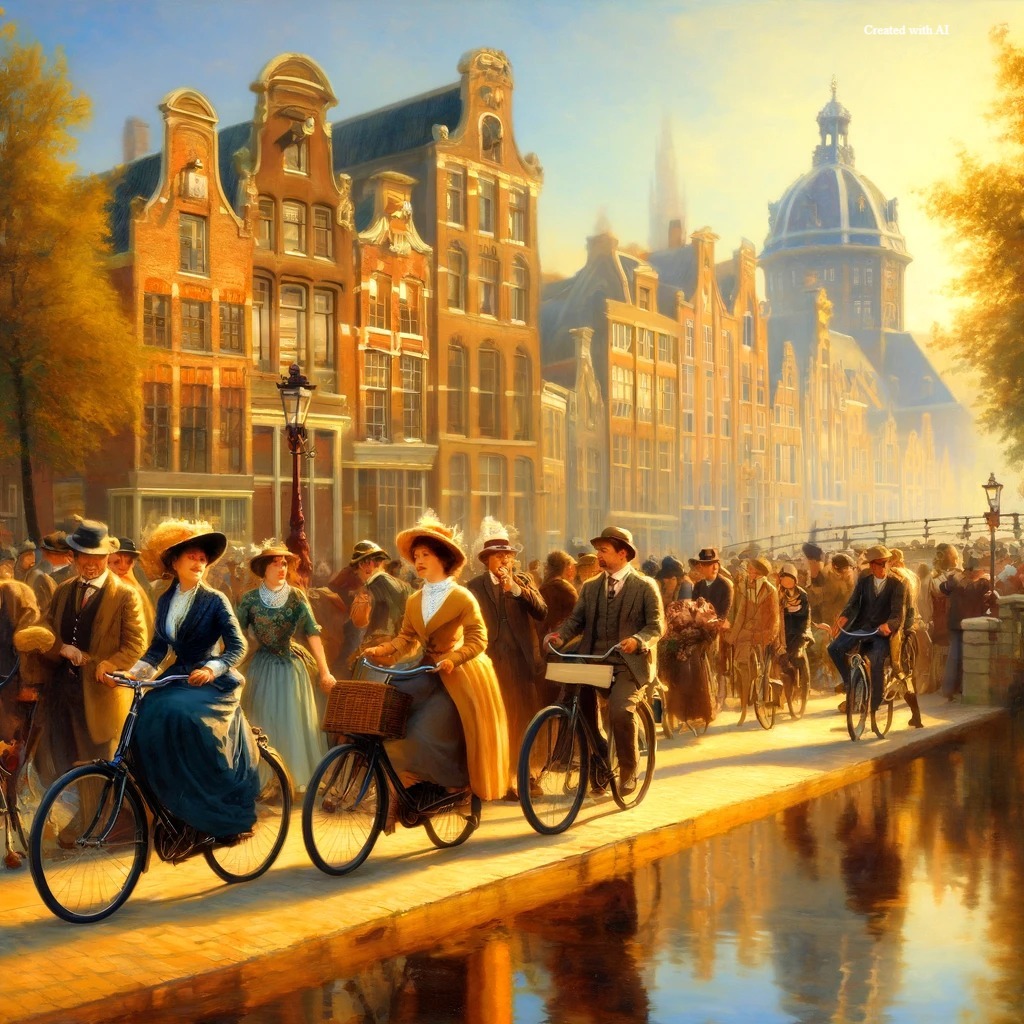 It's National Ride a Bike to Work Day! Did your ancestor's story involve them using a bicycle to get places? Long before motor vehicles, their modes of transport varied throughout the decades. Would bicycles have been involved? #Ancestors #History #Bicycles #Genealogy