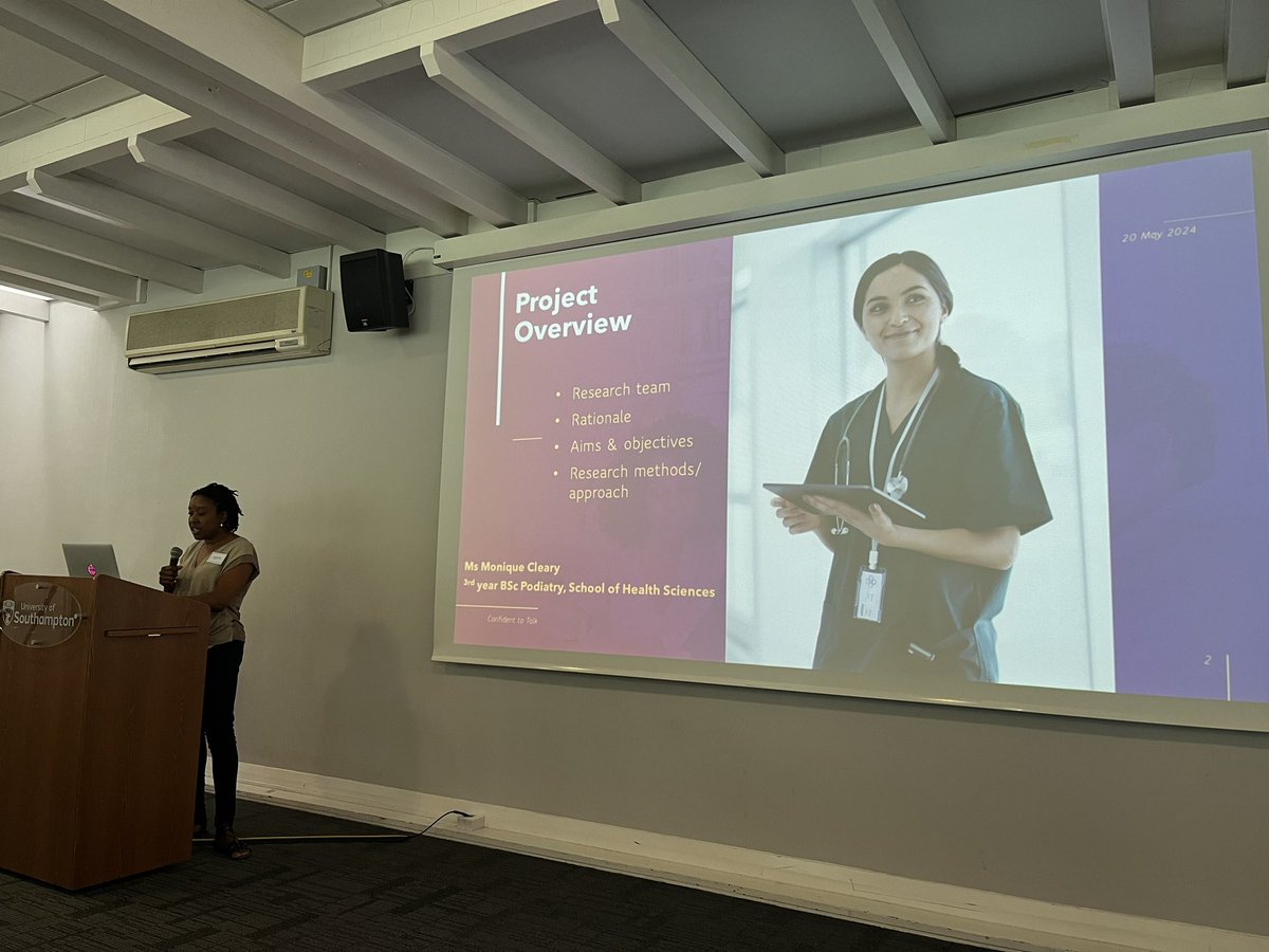 Maria Trotman (Mitchell) (@mariatrotman4) on Twitter photo Today I attended <a href="/unisouthampton/">University of Southampton</a> ‘confident to talk’dissemination of project event.
This projected explored the reasons behind low rates of reporting racial discrimination within students on placement within the healthworkplace.
#AHP #EDI #support #speakingup Today I attended <a href="/unisouthampton/">University of Southampton</a> ‘confident to talk’dissemination of project event.
This projected explored the reasons behind low rates of reporting racial discrimination within students on placement within the healthworkplace.
#AHP #EDI #support #speakingup