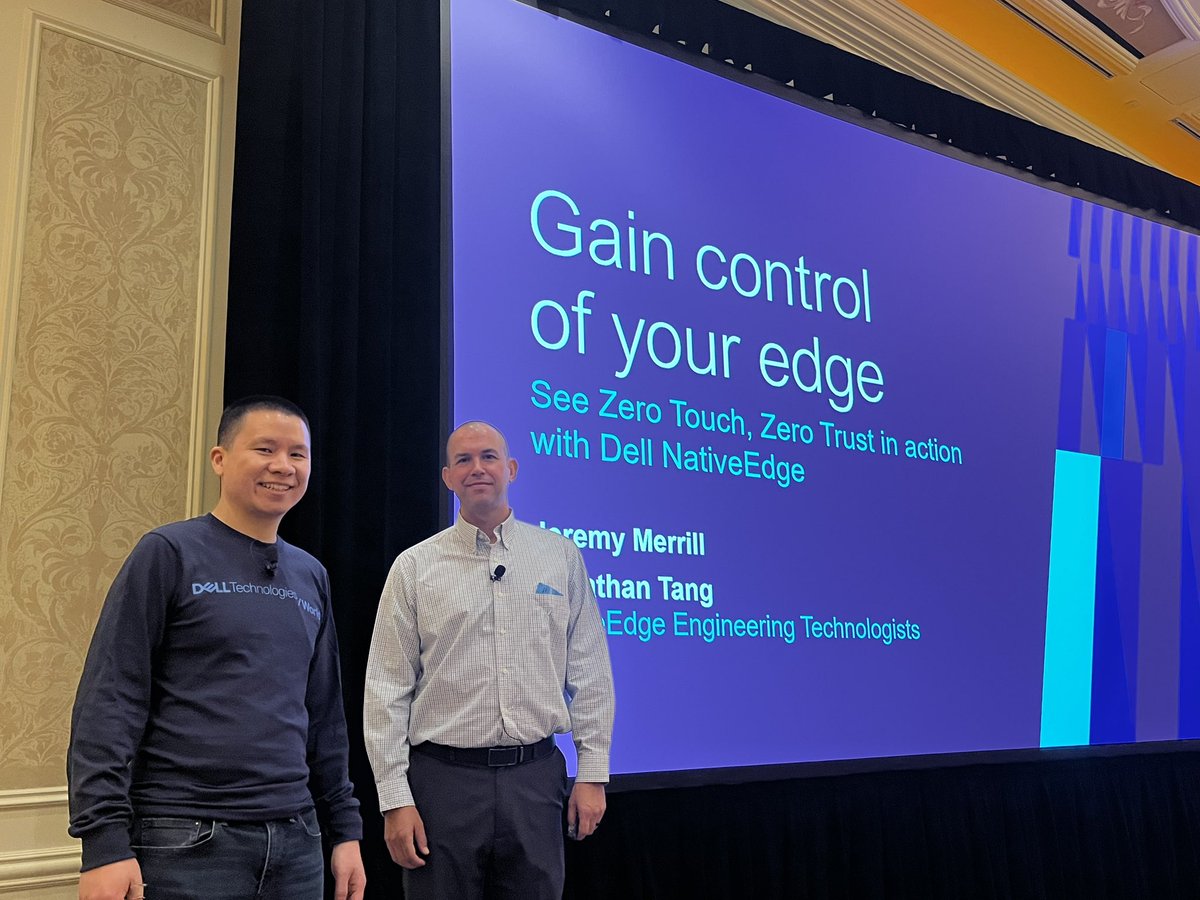 We’re ready with the Dell #NativeEdge session - exciting news with our new partnerships with NVIDIA, ServiceNow and Microsoft at #DellTechWorld <a href="/Dell_Edge/">Dell Edge & Telecom</a> <a href="/DellTech/">Dell Technologies</a>